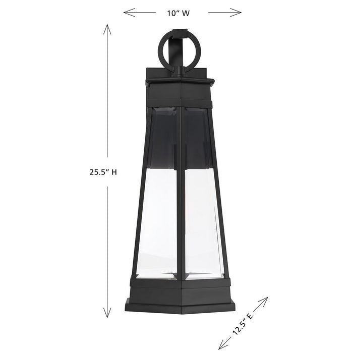 Savoy House - 5-207-BK - One Light Outdoor Wall Lantern - Payne - Matte Black