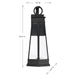 Savoy House - 5-207-BK - One Light Outdoor Wall Lantern - Payne - Matte Black