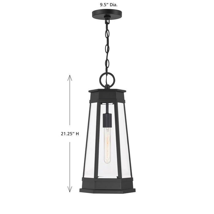 Savoy House - 5-208-BK - One Light Outdoor Hanging Lantern - Payne - Matte Black