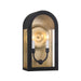 Savoy House - 5-411-331 - Two Light Outdoor Wall Lantern - Grotto - Matte Black with Vintage Gold