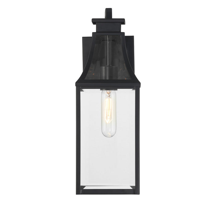Savoy House - 5-605-BK - One Light Outdoor Wall Lantern - Emery - Matte Black