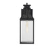 Savoy House - 5-606-BK - One Light Outdoor Wall Lantern - Emery - Matte Black