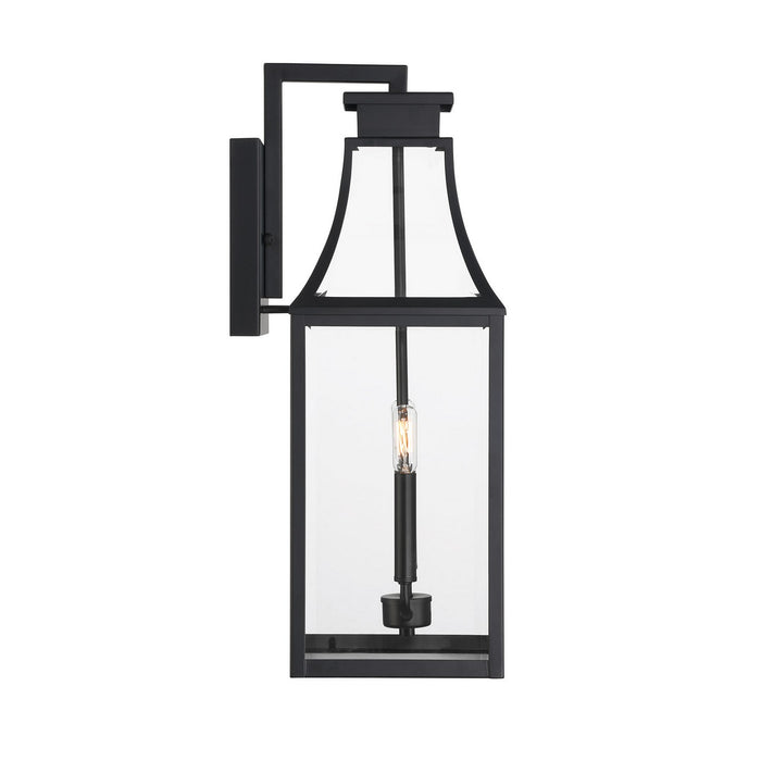 Savoy House - 5-607-BK - Two Light Outdoor Wall Lantern - Emery - Matte Black