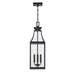 Savoy House - 5-608-BK - Three Light Outdoor Hanging Lantern - Emery - Matte Black