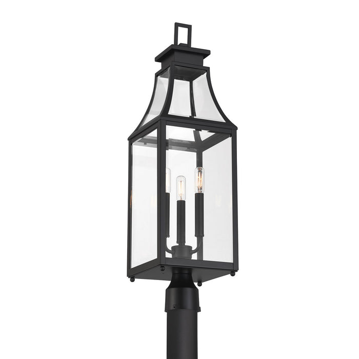 Savoy House - 5-609-BK - Three Light Outdoor Post Lantern - Emery - Matte Black