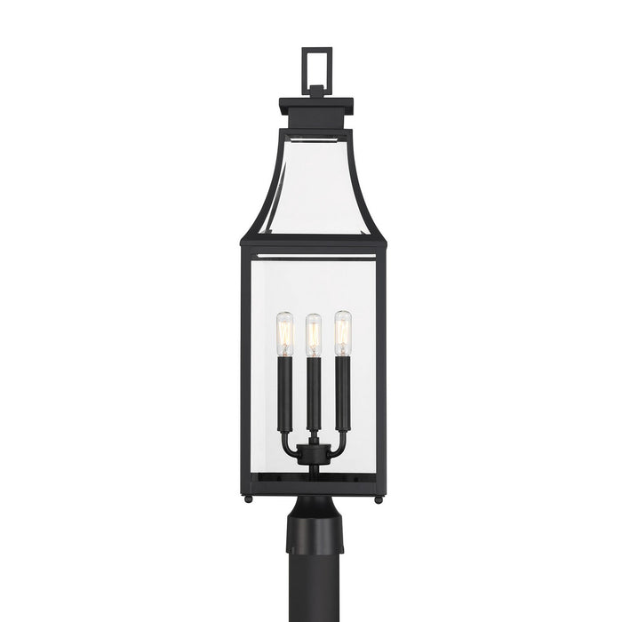 Savoy House - 5-609-BK - Three Light Outdoor Post Lantern - Emery - Matte Black