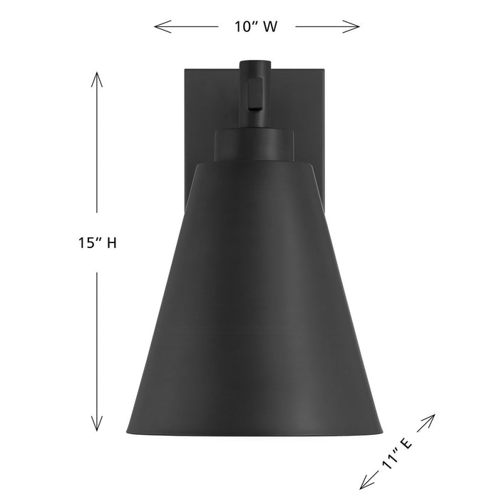 Savoy House - 5-806-DS-BK - One Light Outdoor Wall Lantern - Ryder - Matte Black
