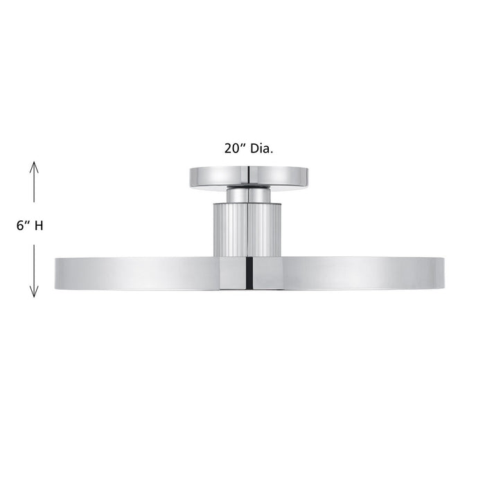 Savoy House - 6-2969-1-11 - LED Semi-Flush Mount - Thayer - Chrome
