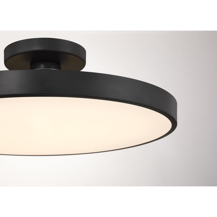 Savoy House - 6-2969-1-89 - LED Semi-Flush Mount - Thayer - Matte Black