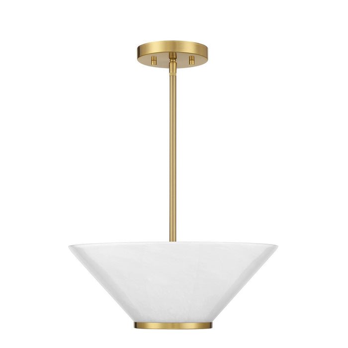 Savoy House - 6-4012-3-322 - Three Light Convertible Semi-Flush /Pendant - Blair - Warm Brass