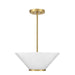 Savoy House - 6-4012-3-322 - Three Light Convertible Semi-Flush /Pendant - Blair - Warm Brass