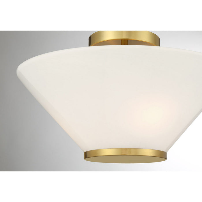 Savoy House - 6-4012-3-322 - Three Light Convertible Semi-Flush /Pendant - Blair - Warm Brass
