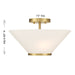 Savoy House - 6-4012-3-322 - Three Light Convertible Semi-Flush /Pendant - Blair - Warm Brass