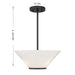 Savoy House - 6-4012-3-89 - Three Light Convertible Semi-Flush /Pendant - Blair - Matte Black