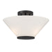 Savoy House - 6-4012-3-89 - Three Light Convertible Semi-Flush /Pendant - Blair - Matte Black