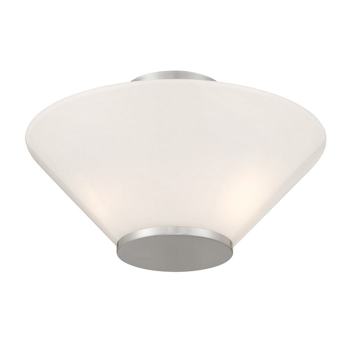 Savoy House - 6-4012-3-SN - Three Light Convertible Semi-Flush /Pendant - Blair - Satin Nickel