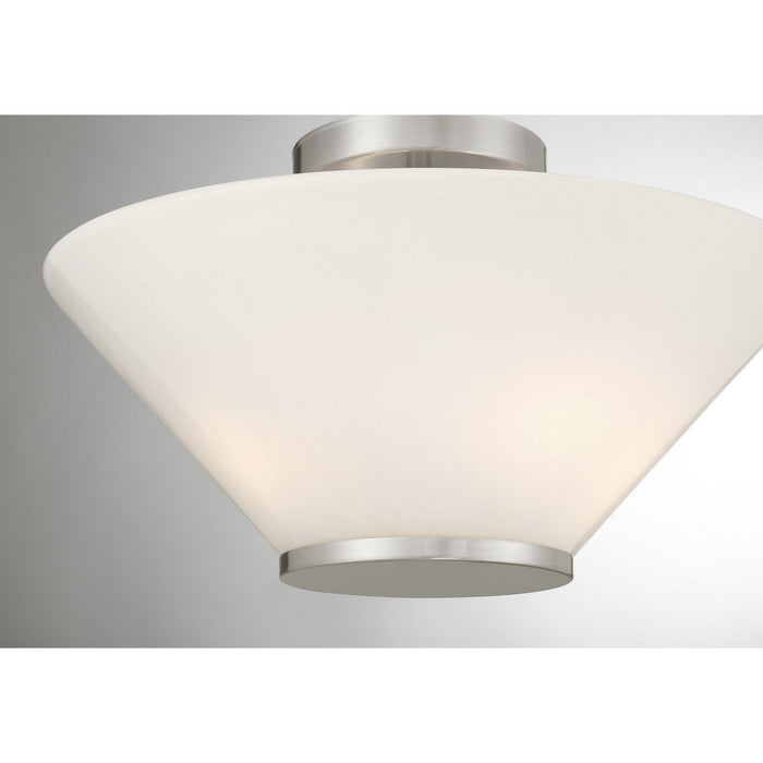 Savoy House - 6-4012-3-SN - Three Light Convertible Semi-Flush /Pendant - Blair - Satin Nickel