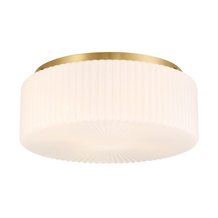 Savoy House - 6-4187-4-322 - Four Light Flush Mount - Edgemont - Warm Brass