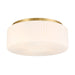 Savoy House - 6-4187-4-322 - Four Light Flush Mount - Edgemont - Warm Brass