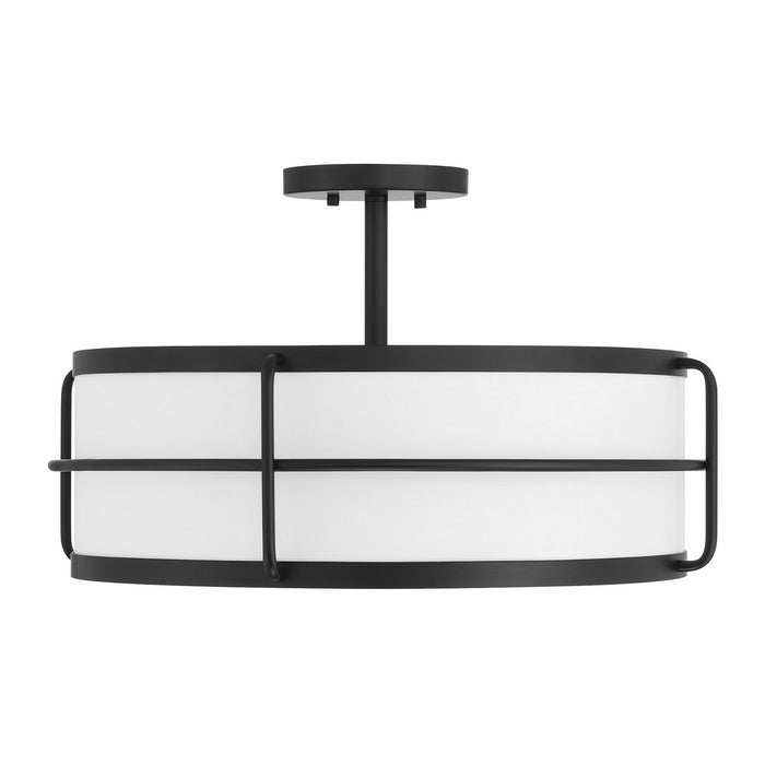 Savoy House - 6-4193-4-89 - Four Light Semi-Flush Mount - Chauncey - Matte Black