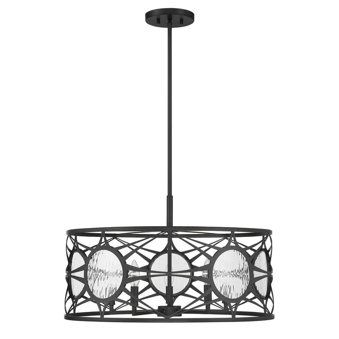 Savoy House - 6-5065-5-89 - Five Light Convertible Semi-Flush /Pendant - Balfour - Matte Black