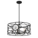 Savoy House - 6-5065-5-89 - Five Light Convertible Semi-Flush /Pendant - Balfour - Matte Black