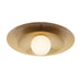 Savoy House - 6-5564-1-322 - One Light Semi-Flush Mount - Sherrer - Warm Brass