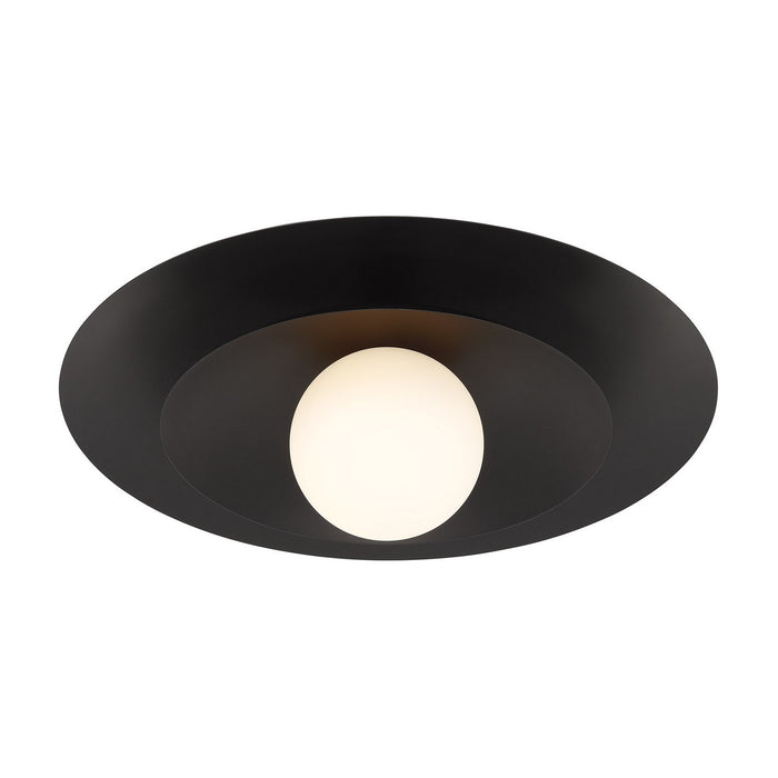 Savoy House - 6-5564-1-89 - One Light Semi-Flush Mount - Sherrer - Matte Black