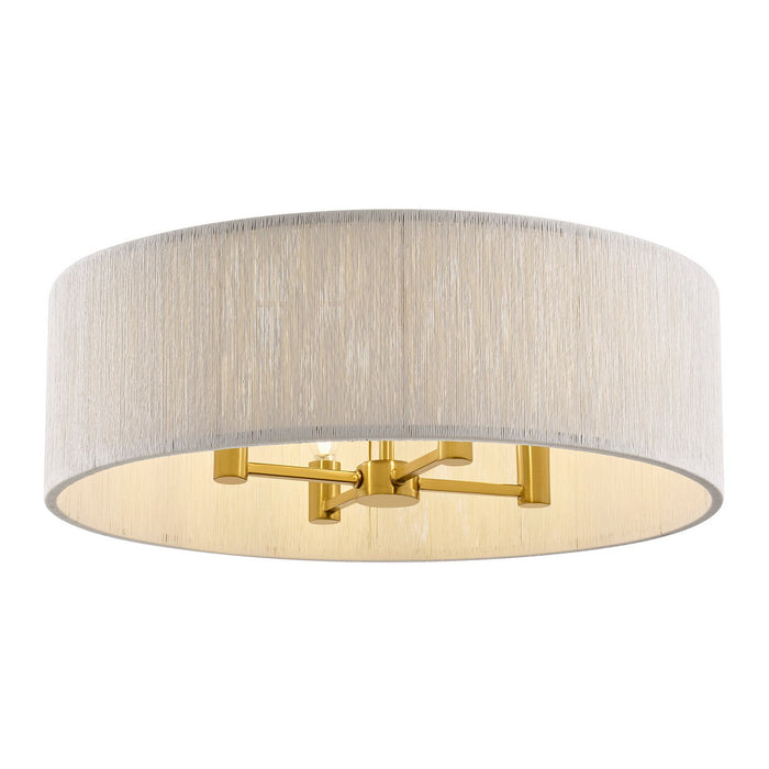 Savoy House - 6-9311-4-322 - Four Light Flush Mount - Maynard - Warm Brass