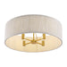 Savoy House - 6-9311-4-322 - Four Light Flush Mount - Maynard - Warm Brass