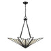 Savoy House - 7-1038-4-89 - Four Light Pendant - Rivage - Matte Black