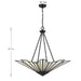 Savoy House - 7-1038-4-89 - Four Light Pendant - Rivage - Matte Black