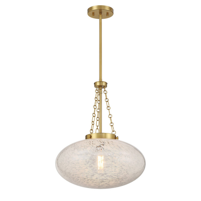 Savoy House - 7-1740-1-322 - One Light Pendant - Willow - Warm Brass