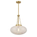 Savoy House - 7-1740-1-322 - One Light Pendant - Willow - Warm Brass