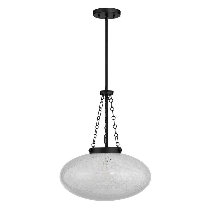 Savoy House - 7-1740-1-89 - One Light Pendant - Willow - Matte Black