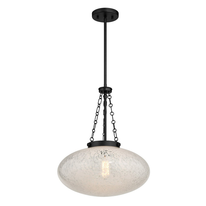 Savoy House - 7-1740-1-89 - One Light Pendant - Willow - Matte Black