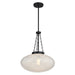 Savoy House - 7-1740-1-89 - One Light Pendant - Willow - Matte Black