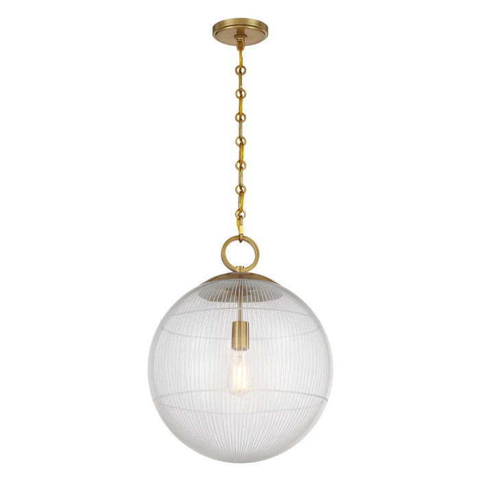 Savoy House - 7-1840-1-322 - One Light Pendant - Cabot - Warm Brass