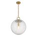 Savoy House - 7-1840-1-322 - One Light Pendant - Cabot - Warm Brass