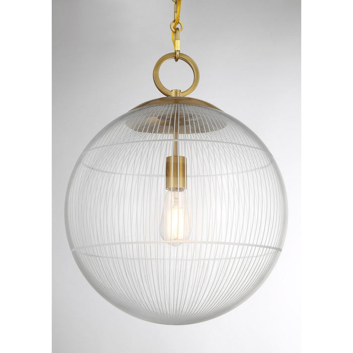 Savoy House - 7-1840-1-322 - One Light Pendant - Cabot - Warm Brass