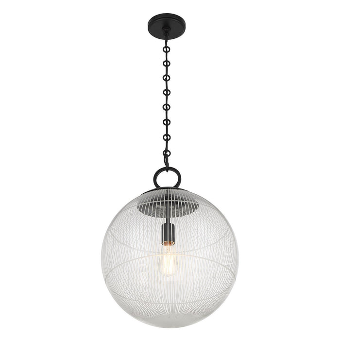 Savoy House - 7-1840-1-89 - One Light Pendant - Cabot - Matte Black