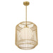 Savoy House - 7-2040-1-322 - One Light Pendant - Pastis - Warm Brass