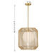Savoy House - 7-2040-1-322 - One Light Pendant - Pastis - Warm Brass