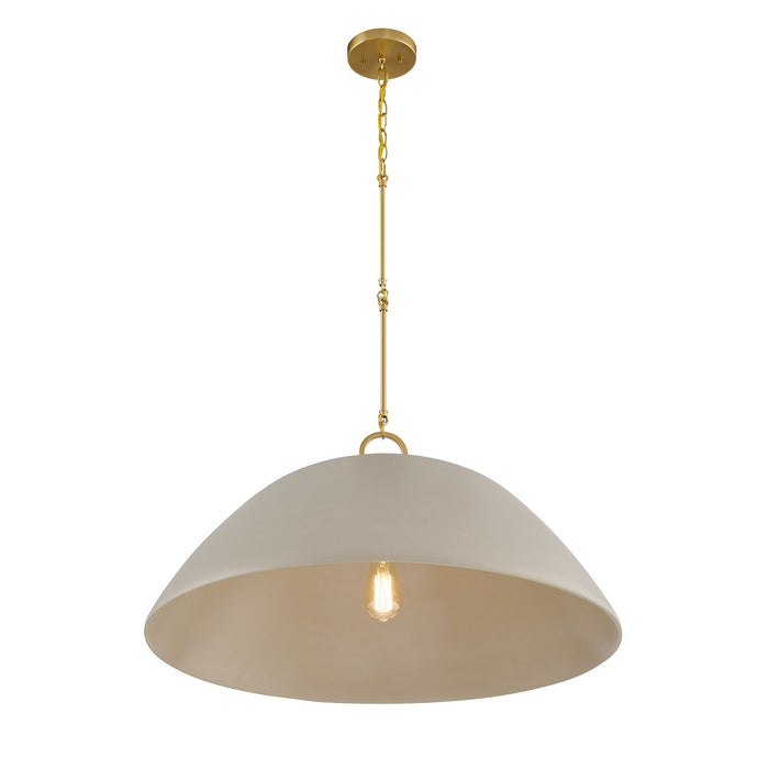 Savoy House - 7-2918-1-156 - One Light Pendant - Alta - Concrete and Brass
