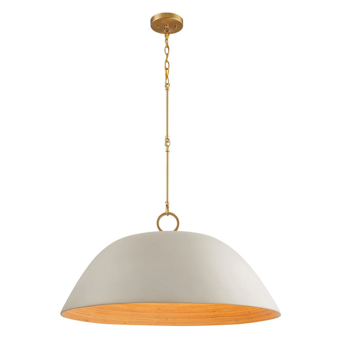 Savoy House - 7-2918-1-156 - One Light Pendant - Alta - Concrete and Brass