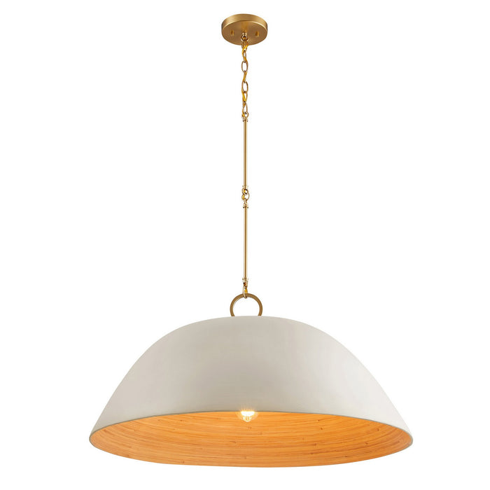 Savoy House - 7-2918-1-156 - One Light Pendant - Alta - Concrete and Brass