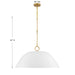 Savoy House - 7-2918-1-157 - One Light Pendant - Alta - White Bisque and Brass