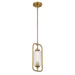 Savoy House - 7-3022-1-322 - One Light Mini-Pendant - Holton - Warm Brass