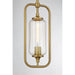 Savoy House - 7-3022-1-322 - One Light Mini-Pendant - Holton - Warm Brass