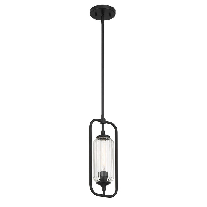 Savoy House - 7-3022-1-89 - One Light Mini-Pendant - Holton - Matte Black